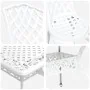 Juego de 3 Blanco Aluminio Fundido 150 x 90 x 72 cm | Foro24.es | Tu tienda online para hogar, jardín y más Foro24.es