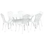 Juego de 4 Blanco Aluminio Fundido 150 cm x 90 cm x 72 cm de , Sillas de jardín - Ref: Foro24-3334674, Precio: 789,65 €, Desc...