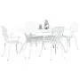Set de 3 Blanco Aluminio Fundido Grande Durable von , Gartenstühle - Ref: Foro24-3334678, Preis: 765,19 €, Rabatt: %