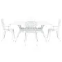 Set de 3 Blanco Aluminio Fundido Grande Durable von , Gartenstühle - Ref: Foro24-3334678, Preis: 765,19 €, Rabatt: %