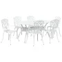 Set de 4 Blanco Aluminio Fundido Grande | Foro24.es | Tu tienda online para hogar, jardín y más Foro24.es