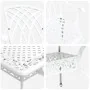 Set de 4 Blanco Aluminio Fundido Grande | Foro24.es | Tu tienda online para hogar, jardín y más Foro24.es
