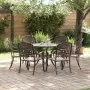Juego de comedor de jardín de 7 piezas de en aluminio fundido bronce von , Gartenstühle - Ref: Foro24-3334688, Preis: 824,88 ...