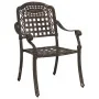 Juego de Comedor para Jardín de 5 Piezas de en Aluminio Fundido Bronce von , Gartenstühle - Ref: Foro24-3334684, Preis: 589,7...