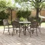 Juego de comedor de jardín de 7 piezas de en aluminio fundido bronce von , Gartenstühle - Ref: Foro24-3334688, Preis: 824,88 ...