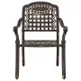 Juego de comedor de jardín de 7 piezas de en aluminio fundido bronce von , Gartenstühle - Ref: Foro24-3334688, Preis: 824,88 ...