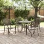 Conjunto de Comedor de Jardín de 5 Piezas de Bronce de Aluminio Fundido von , Gartenstühle - Ref: Foro24-3334692, Preis: 621,...