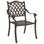 Conjunto de Comedor de Jardín de 5 Piezas de Bronce de Aluminio Fundido von , Gartenstühle - Ref: Foro24-3334692, Preis: 621,...