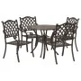 Conjunto de Comedor de Jardín de 5 Piezas de Bronce de Aluminio Fundido von , Gartenstühle - Ref: Foro24-3334692, Preis: 621,...