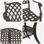Conjunto de Comedor de Jardín de 5 Piezas de Bronce de Aluminio Fundido von , Gartenstühle - Ref: Foro24-3334692, Preis: 621,...