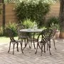 Conjunto de Comedor de Jardín de 5 Piezas - Bronce Aluminio Fundido von , Gartenstühle - Ref: Foro24-3334708, Preis: 428,06 €...
