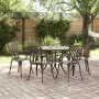 Juego de Comedor de Jardín de 7 Piezas en Aluminio Fundido Bronce von , Gartenstühle - Ref: Foro24-3334720, Preis: 650,30 €, ...