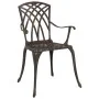 Juego de Comedor de Jardín de 7 Piezas en Aluminio Fundido Bronce von , Gartenstühle - Ref: Foro24-3334720, Preis: 650,30 €, ...