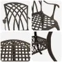 Juego de Comedor de Jardín de 7 Piezas en Aluminio Fundido Bronce von , Gartenstühle - Ref: Foro24-3334720, Preis: 650,30 €, ...