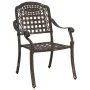 Conjunto de Bistro de Jardín de 3 Piezas de Aluminio Fundido Bronce by , Garden chairs - Ref: Foro24-3334724, Price: 394,98 €...