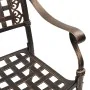 Conjunto de Bistro de Jardín de 3 Piezas de Aluminio Fundido Bronce by , Garden chairs - Ref: Foro24-3334724, Price: 394,98 €...
