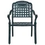 Conjunto de Bistro de Jardín de 3 Piezas Verde de Aluminio Fundido | Foro24.es | Tu tienda online para hogar, jardín y más Foro24.es