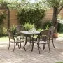 Set de bistró de jardín de 5 piezas de aluminio fundido de , Sillas de jardín - Ref: Foro24-3334728, Precio: 609,11 €, Descue...