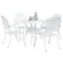 Juego de Comedor de Jardín de 5 Piezas de Aluminio Fundido Blanco von , Gartenstühle - Ref: Foro24-3334730, Preis: 609,11 €, ...