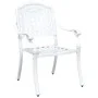 Juego de Comedor de Jardín de 5 Piezas de Aluminio Fundido Blanco von , Gartenstühle - Ref: Foro24-3334730, Preis: 609,11 €, ...