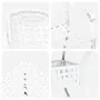 Juego de Comedor de Jardín de 5 Piezas de Aluminio Fundido Blanco von , Gartenstühle - Ref: Foro24-3334730, Preis: 609,11 €, ...