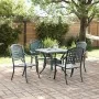 Conjunto de Comedor Exterior Set de 5 Verde Aluminio de , Sillas de jardín - Ref: Foro24-3334731, Precio: 642,98 €, Descuento: %