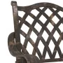 Juego de Bistro de Jardín de 3 Piezas de Aluminio Fundido Bronce de , Sillas de jardín - Ref: Foro24-3334732, Precio: 394,98 ...