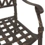 Juego de Bistro de Jardín de 3 Piezas de Aluminio Fundido Bronce de , Sillas de jardín - Ref: Foro24-3334732, Precio: 394,98 ...
