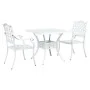 Conjunto de Bistro de Jardín de 3 Piezas de Aluminio Fundido Blanco | Foro24.es | Tu tienda online para hogar, jardín y más Foro24.es