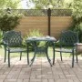 Conjunto bistró de jardín de 3 piezas verde de aluminio fundido von , Gartenstühle - Ref: Foro24-3334735, Preis: 416,63 €, Ra...