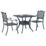 Conjunto bistró de jardín de 3 piezas verde de aluminio fundido von , Gartenstühle - Ref: Foro24-3334735, Preis: 416,63 €, Ra...