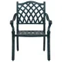 Conjunto de Comedor de Jardín de 5 Piezas en Verde de Aluminio Fundido | Foro24.es | Tu tienda online para hogar, jardín y más Foro24.es
