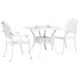 Conjunto de Bistro de Jardín de 3 Piezas Blanco de Aluminio Fondido | Foro24.es | Tu tienda online para hogar, jardín y más Foro24.es