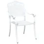 Conjunto de Bistro de Jardín de 3 Piezas Blanco de Aluminio Fondido | Foro24.es | Tu tienda online para hogar, jardín y más Foro24.es