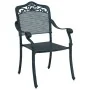Set de Bistro de Jardín de 3 Piezas Verde de Aluminio Fundido by , Garden chairs - Ref: Foro24-3334743, Price: 416,63 €, Disc...