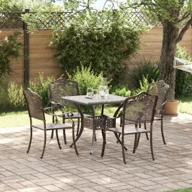 Juego de Comedor para Jardín de 5 Piezas de Aluminio Fundido von , Gartenstühle - Ref: Foro24-3334744, Preis: 609,14 €, Rabat...