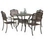 Juego de Comedor para Jardín de 5 Piezas de Aluminio Fundido von , Gartenstühle - Ref: Foro24-3334744, Preis: 609,11 €, Rabat...