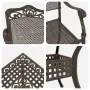 Juego de Comedor para Jardín de 5 Piezas de Aluminio Fundido von , Gartenstühle - Ref: Foro24-3334744, Preis: 609,11 €, Rabat...