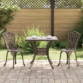 Juego de Bistro de Jardín de 3 Piezas de Aluminio Fundido Color Bronce von , Gartenstühle - Ref: Foro24-3334748, Preis: 296,7...