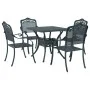 Juego de Comedor de Jardín de 5 Piezas Verde de Aluminio von , Gartenstühle - Ref: Foro24-3334747, Preis: 619,48 €, Rabatt: %