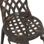 Juego de Bistro de Jardín de 3 Piezas de Aluminio Fundido Color Bronce by , Garden chairs - Ref: Foro24-3334748, Price: 301,9...