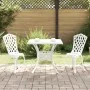 Set de Bistro de Jardín de 3 Piezas en Aluminio Fundido Blanco | Foro24.es | Tu tienda online para hogar, jardín y más Foro24.es