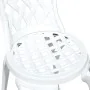 Set de Bistro de Jardín de 3 Piezas en Aluminio Fundido Blanco | Foro24.es | Tu tienda online para hogar, jardín y más Foro24.es