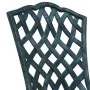 Conjunto de Bistro de Jardín de 3 Piezas Verde de Aluminio Fundido | Foro24.es | Tu tienda online para hogar, jardín y más Foro24.es