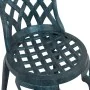 Conjunto de Bistro de Jardín de 3 Piezas Verde de Aluminio Fundido | Foro24.es | Tu tienda online para hogar, jardín y más Foro24.es