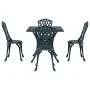Conjunto de comedor de jardín de 5 piezas verde de aluminio fundido von , Gartenstühle - Ref: Foro24-3334755, Preis: 449,78 €...