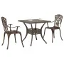 Conjunto de bistró de jardín de 3 piezas bronce aluminio fundido von , Gartenstühle - Ref: Foro24-3334756, Preis: 333,92 €, R...