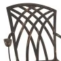 Conjunto de bistró de jardín de 3 piezas bronce aluminio fundido von , Gartenstühle - Ref: Foro24-3334756, Preis: 333,92 €, R...