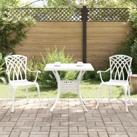Set de Bistro de Jardín de 3 Piezas de Aluminio