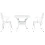 Set de Bistro de Jardín de 3 Piezas de Aluminio Fundido Blanco | Foro24.es | Tu tienda online para hogar, jardín y más Foro24.es